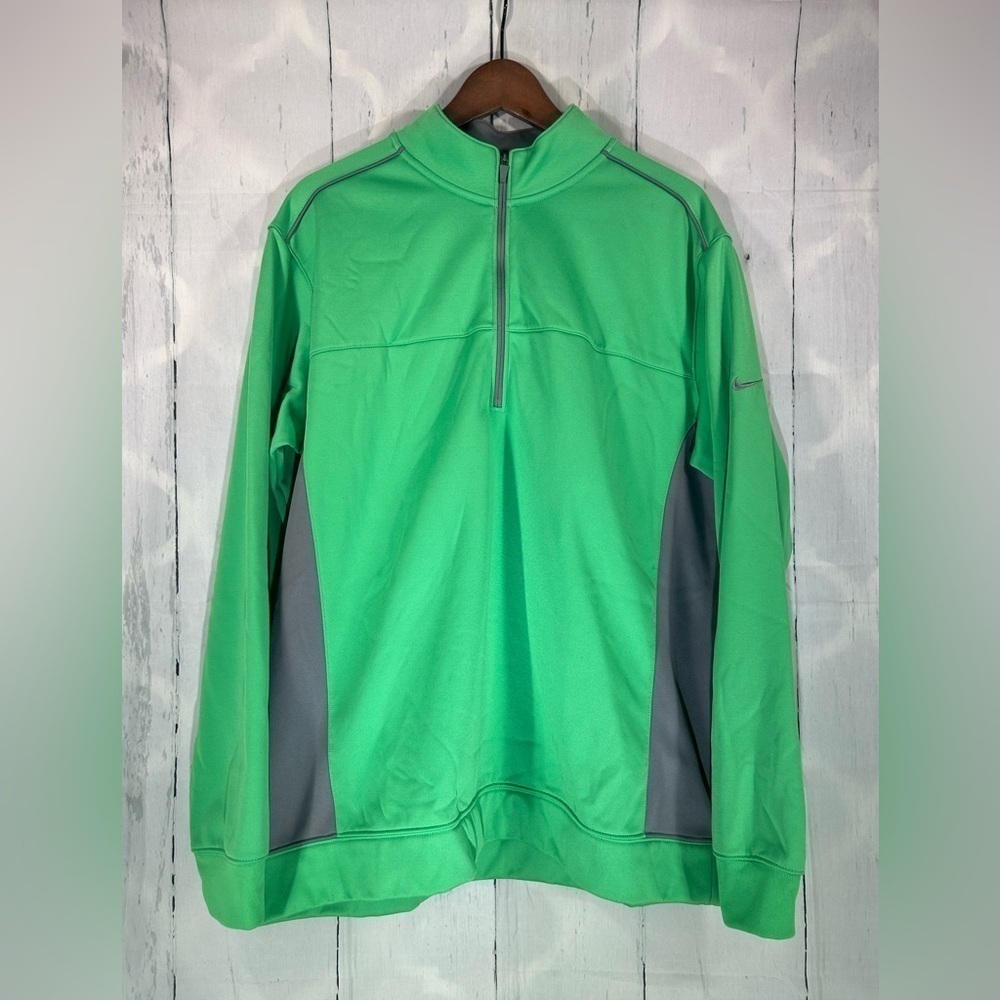 Nike Golf Tour Performance Mens Therma Fit Quarter Zip Pullover Outdoor Active L